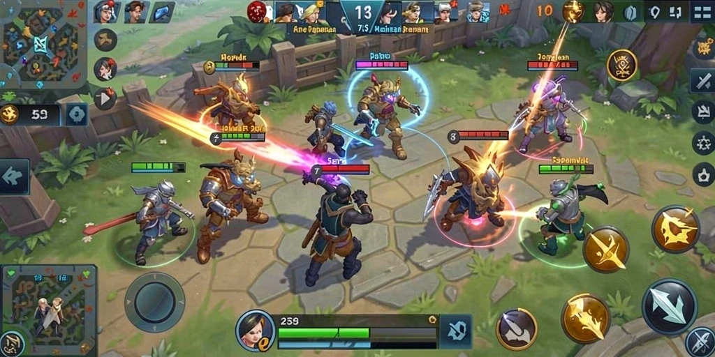 Mode multiplayer yang memungkinkan Anda bermain dengan teman.
