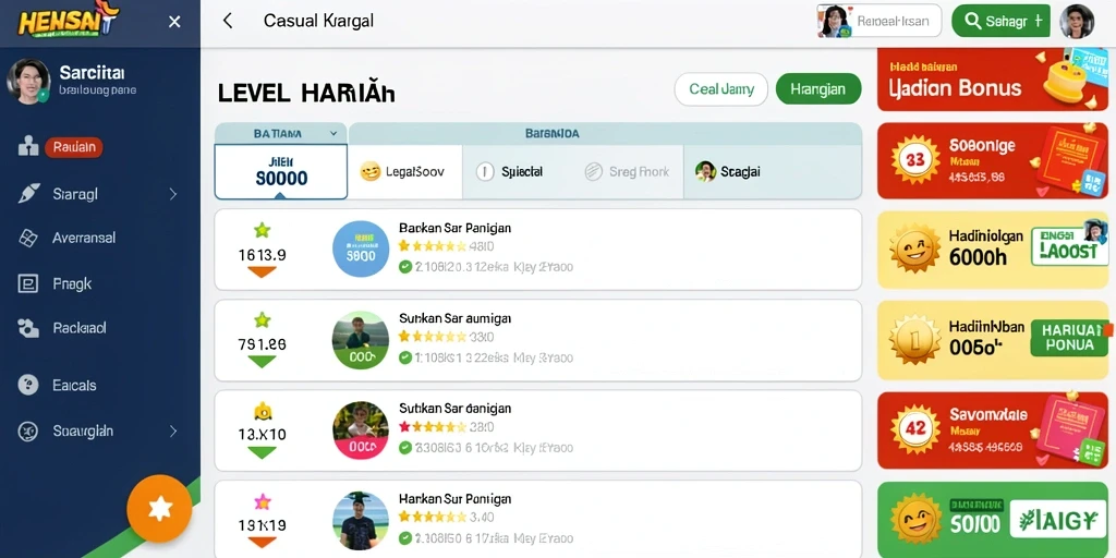 Pengalaman bermain yang mendebarkan dan seru.